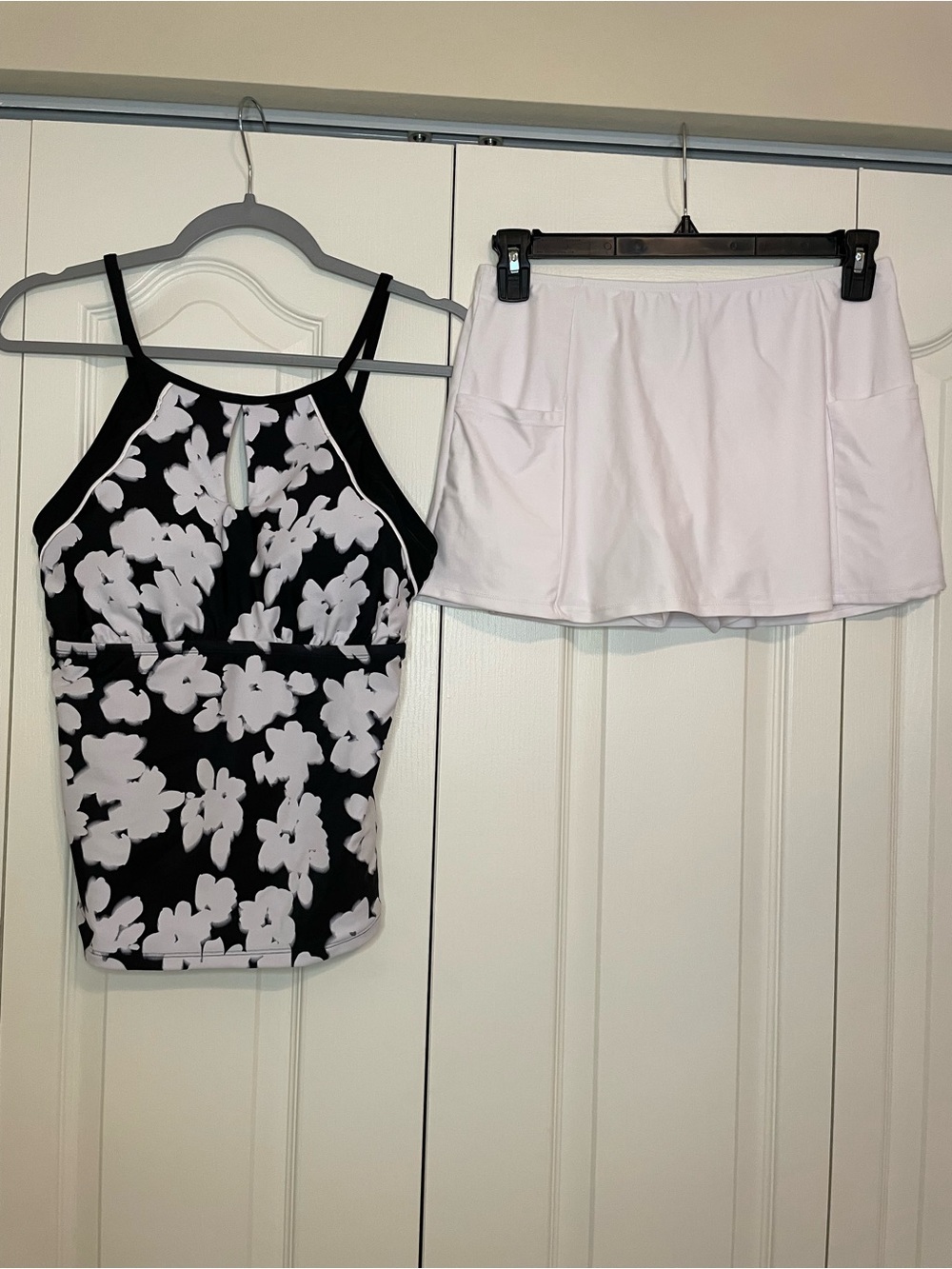 Ellen Tracy tankini and swim skort NWOT